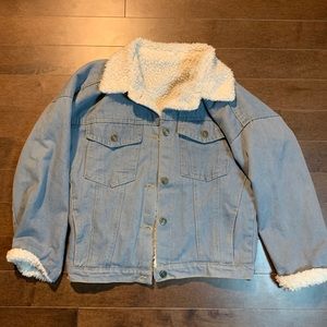 Light Jean Sherpa Jacket